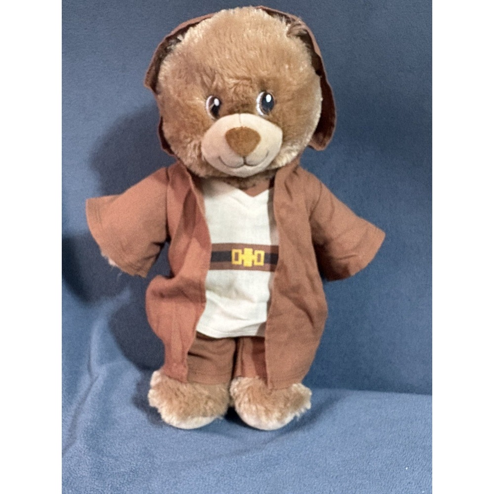 Star Wars Teddy Build a Bear Workshop BAB Disney Jedi Knight Obi Kenobi Plush